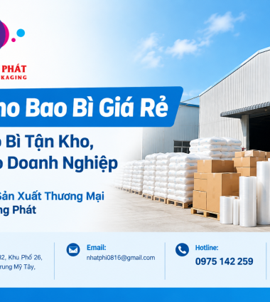 Tổng Kho Bao Bì Giá Rẻ – Nguồn Bao Bì Tận Kho, Giá Tốt Cho Doanh Nghiệp